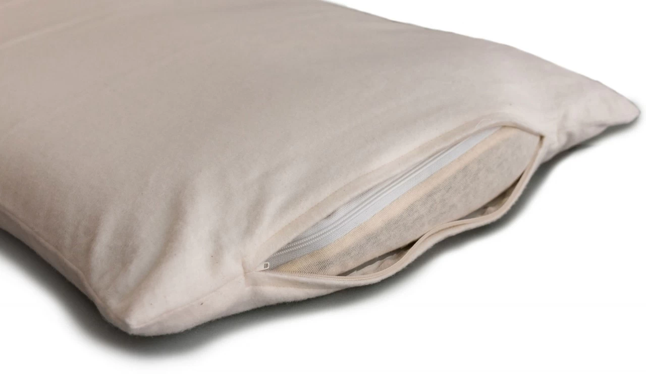 Bio-Bio Dinkelspelzkissen 40x80cm Bioflanell Mit Zusätzlichem Inlett – Bild 4