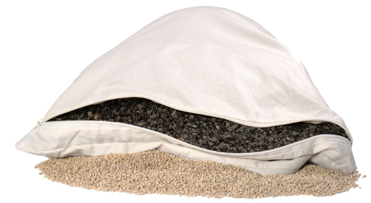 40x60cm Bio-Hirse & Bio-Buchweizen Bio-Perkal - Doppelkammer