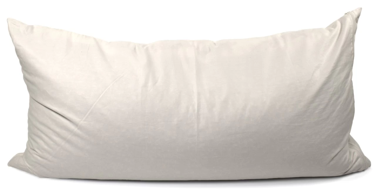 Bio-Dinkelspelz & Bio-Hirse - 40x80cm Bio-Perkal - Doppelkammer – Bild 2