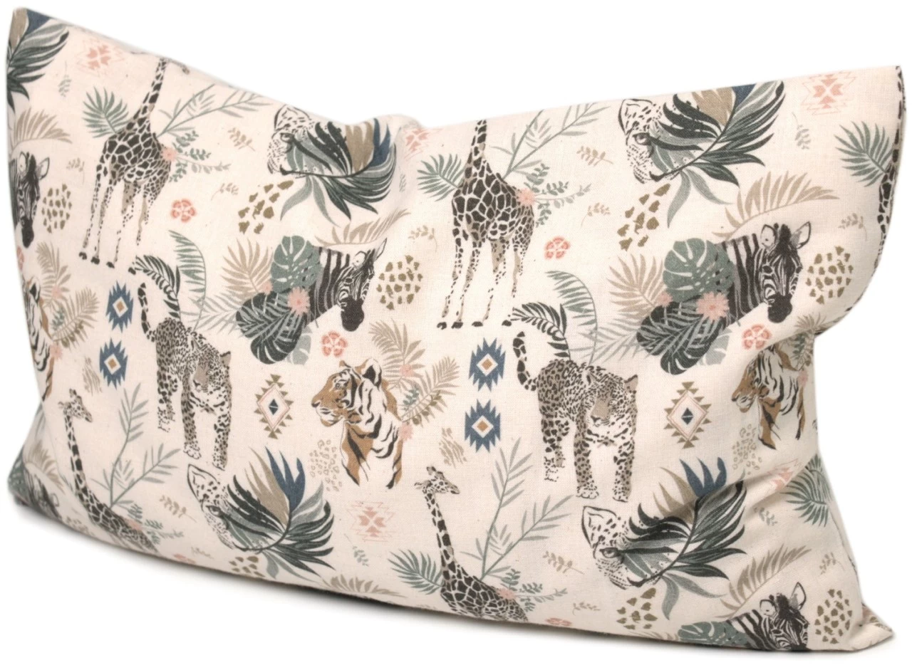 Salbeikissen 30x20 Inlett + Bio-Bezug Wilde Tiere