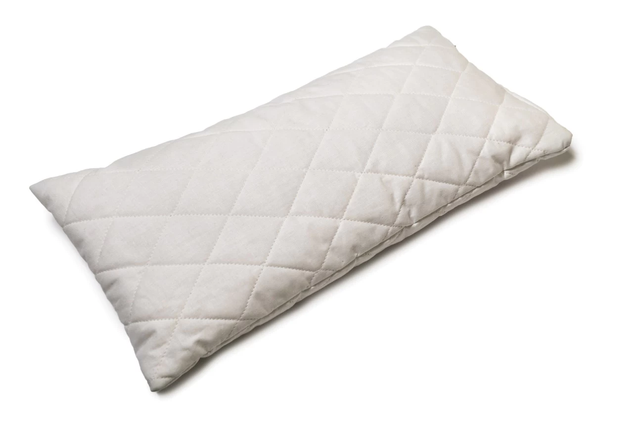 Bio-Buchweizenkissen 40x20cm Mit RV Steppware Weiß