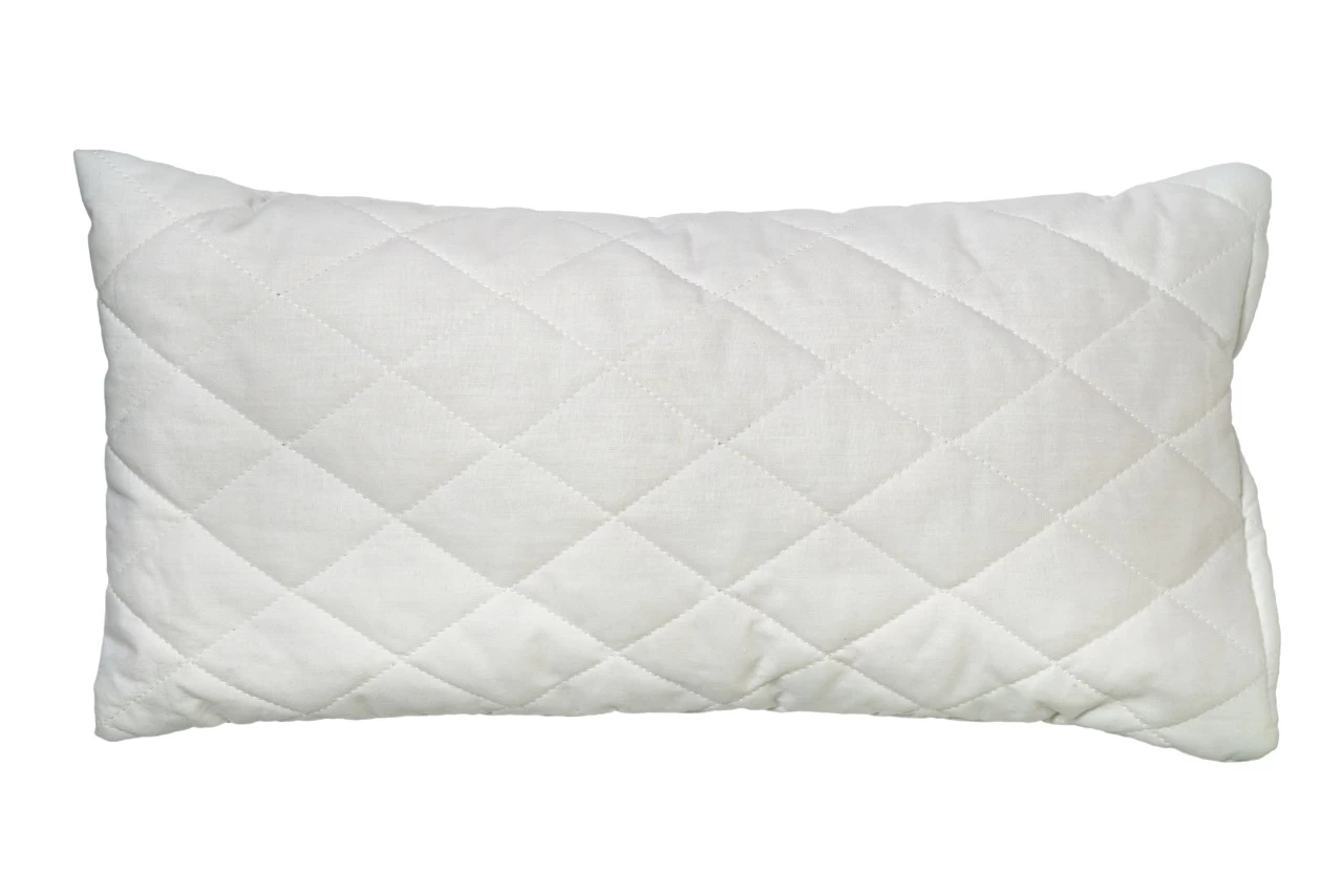 Bio-Buchweizenkissen 40x20cm Mit RV Steppware Weiß – Bild 2