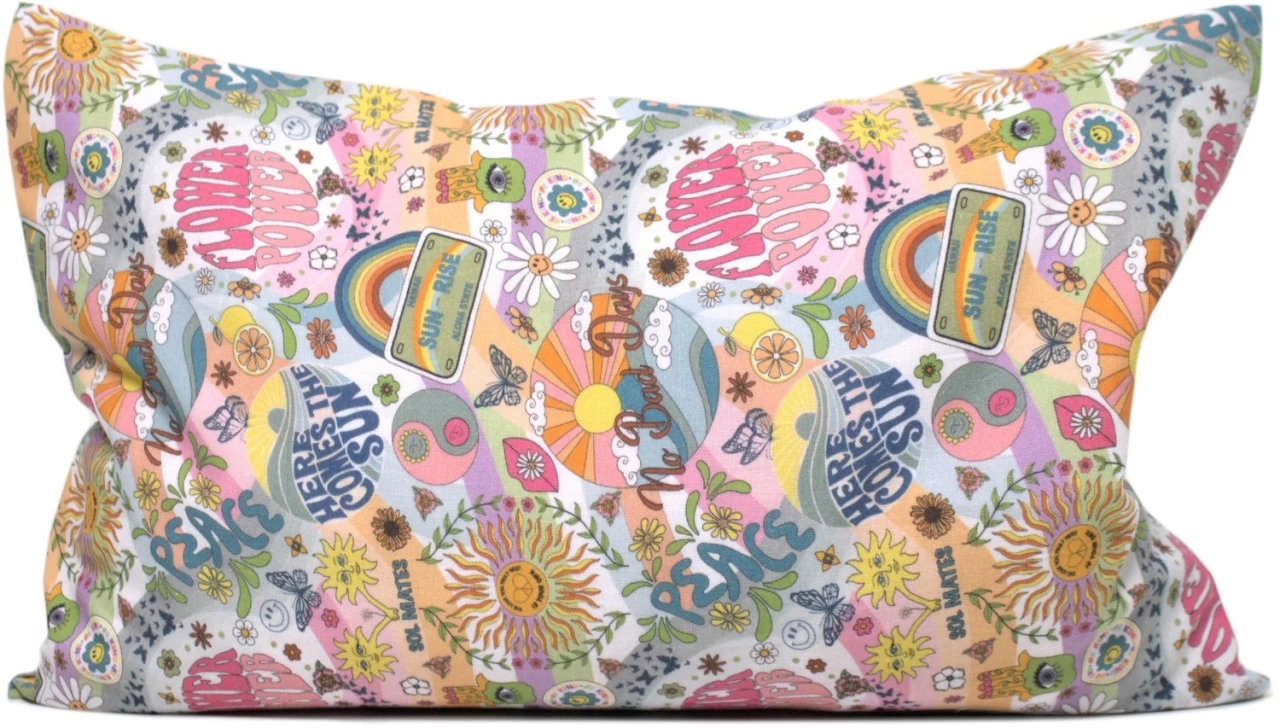 Salbeikissen 30x20 Inlett + Bio-Bezug Flower Power – Bild 2