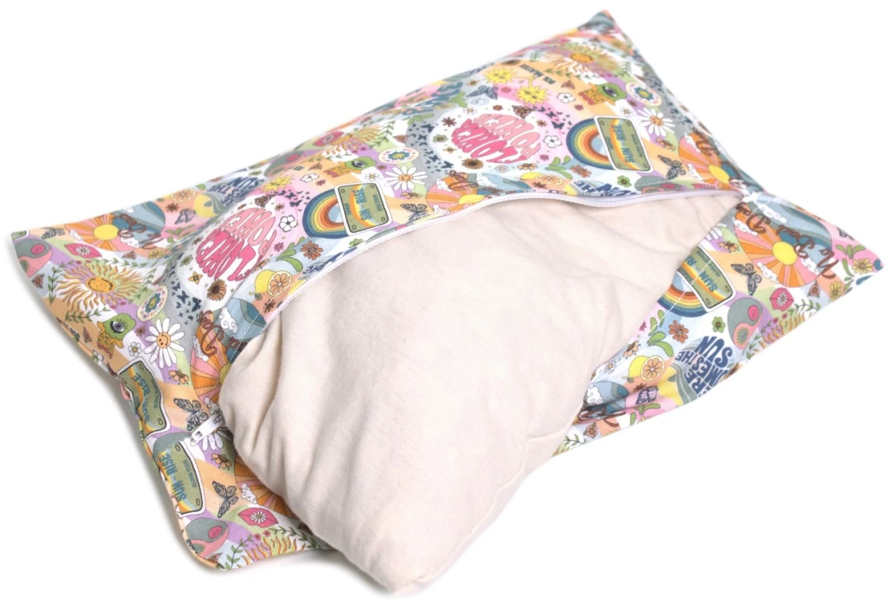 Salbeikissen 30x20 Inlett + Bio-Bezug Flower Power – Bild 3