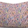 Rosenblütenkissen 30x20 Inlett + Bio-Bezug Psychedelic Heart