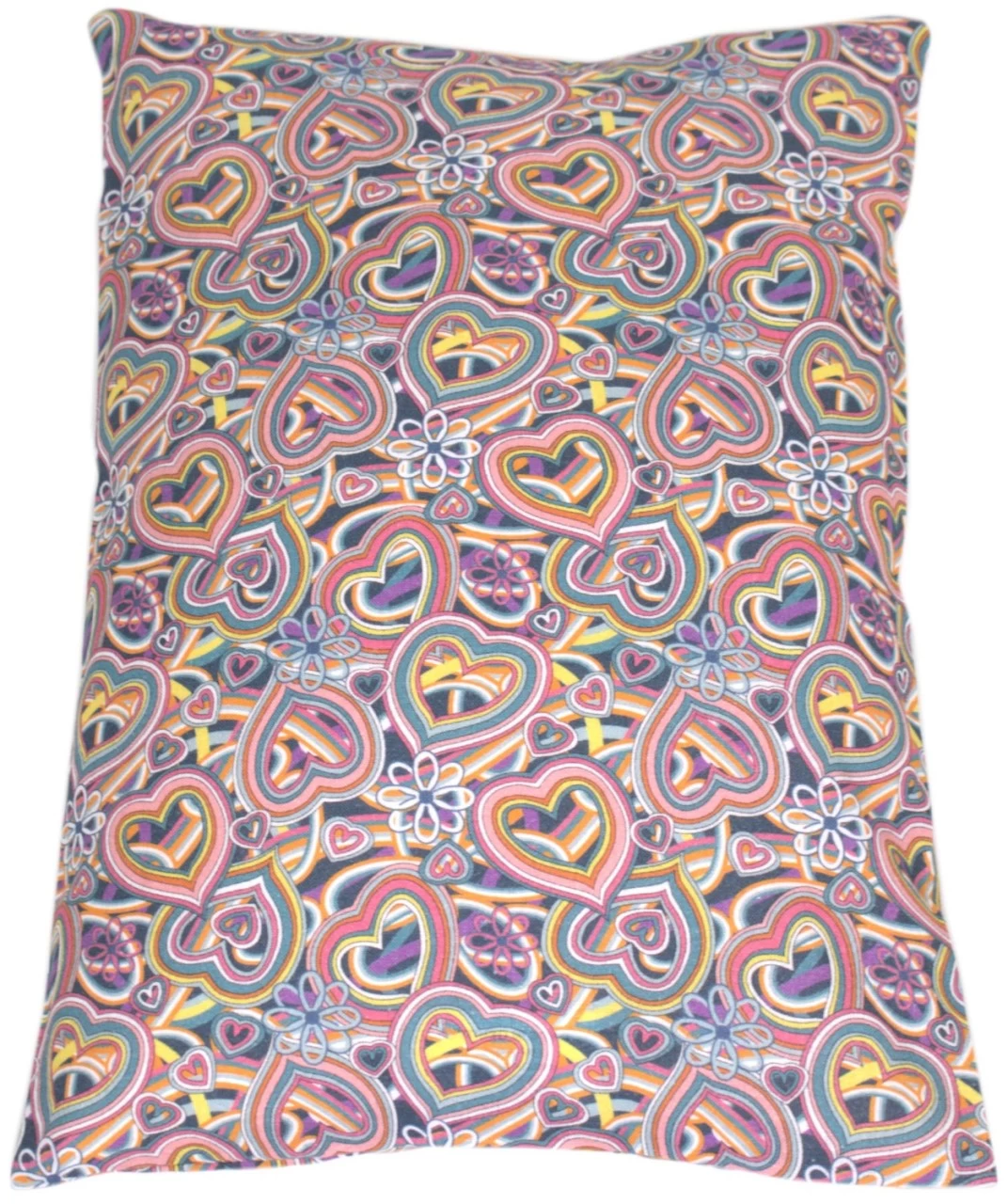 Heublumenkissen 30x20 Inlett + Bio-Bezug Psychedelic Heart – Bild 10