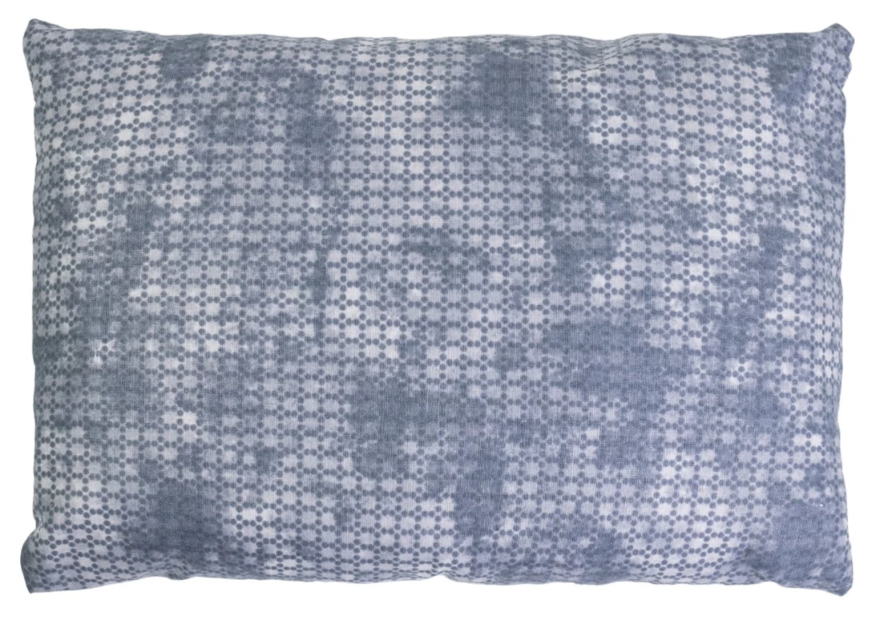 Thymiankissen 30x20 Inlett + Bezug Used-look Grau-blau – Bild 3