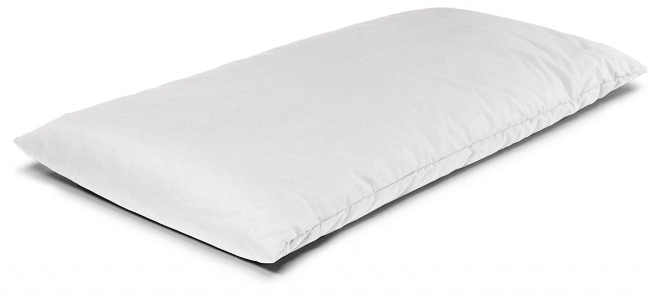 80x40cm Kissen Mit 1-2mm EPS-Perlen - Mit Reißverschluss, Weiß