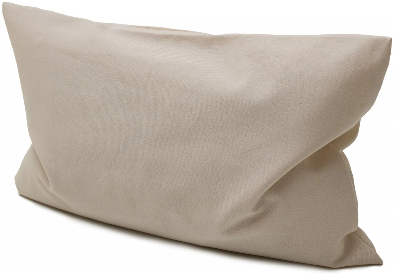 Bio-Eukalyptuskissen 30x20cm Bio-Inlett + Bio-Bezug Natur