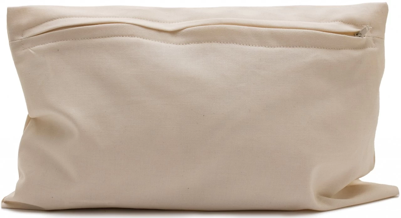 Bio-Eukalyptuskissen 30x20cm Bio-Inlett + Bio-Bezug Natur – Bild 6