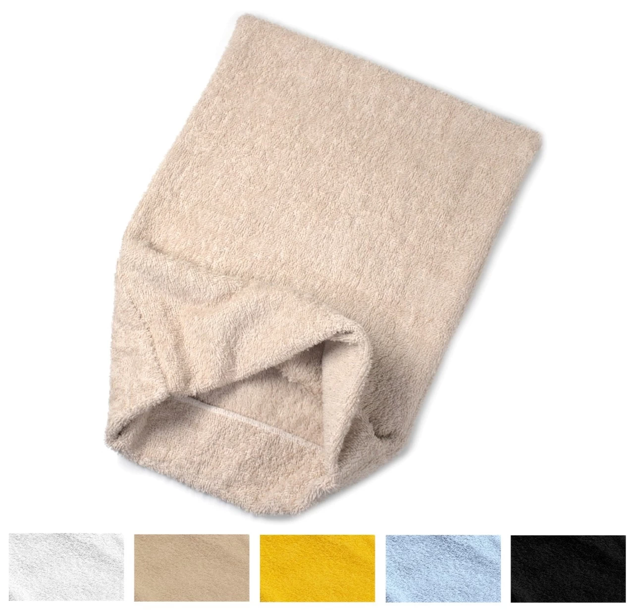 Kissenbezug 40x30cm Frottee Mit Hotelverschluss