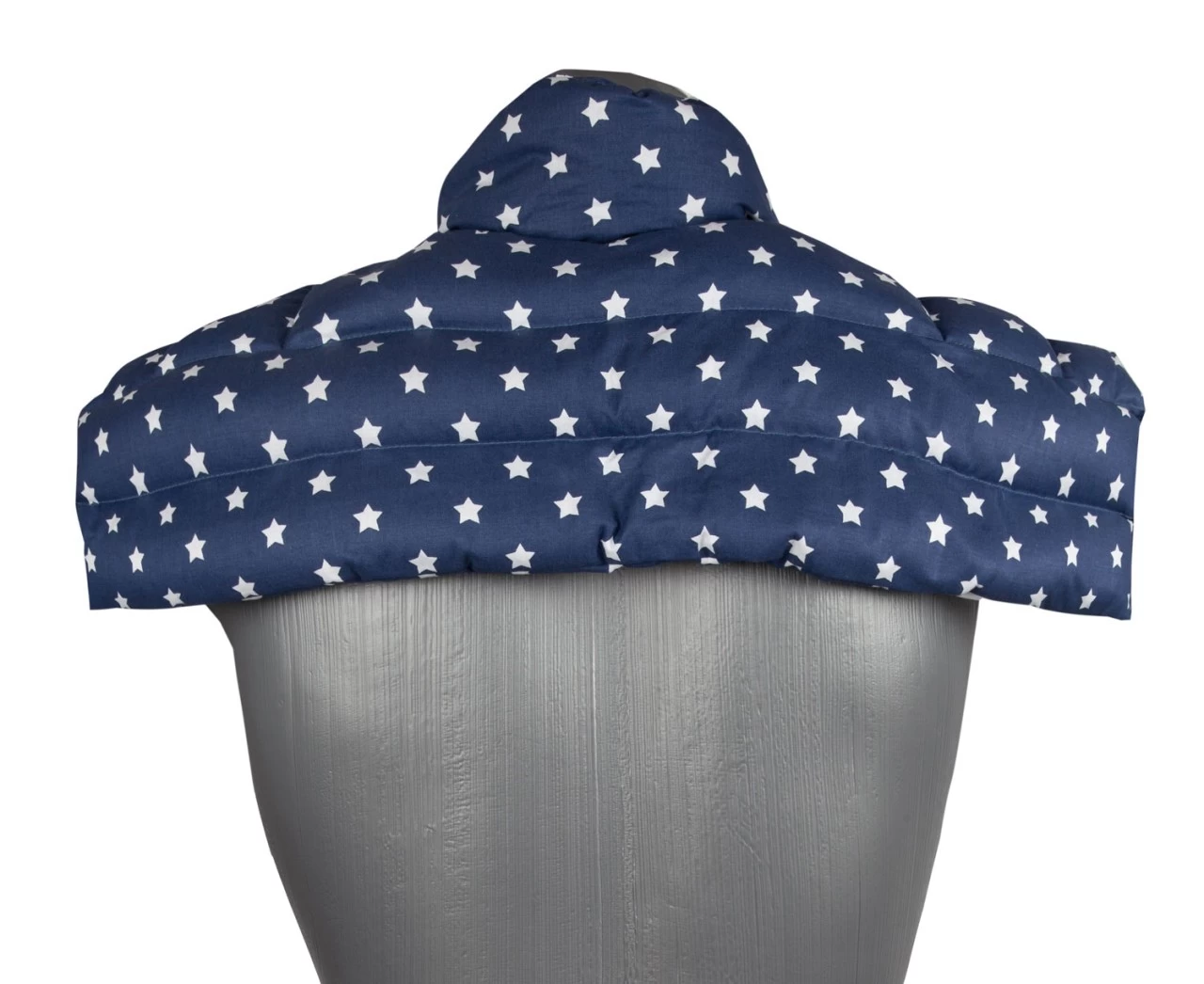 Schulter & Nackenkissen Mit Kragen, Sterne-blau
