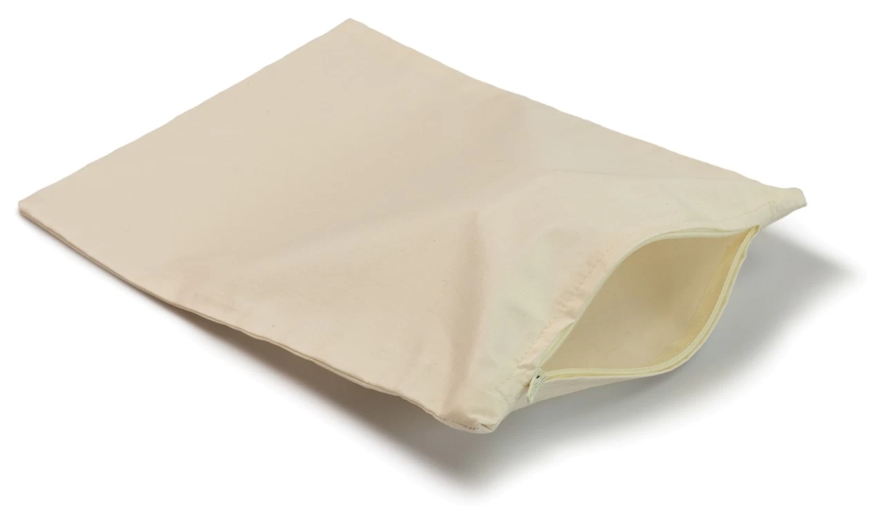 Inlett 30x20cm Bio-Baumwolle Perkal, Mit Reißverschluss – Bild 2
