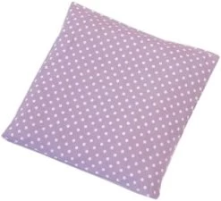 THERALINE Kirschkernkissen 23x26cm Punkte Flieder