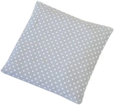 THERALINE Kirschkernkissen Ca. 19x19cm Punkte Grau