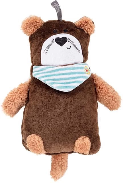 Fashy Kinder Wärmflasche Otter „Olivia“, 0,8L