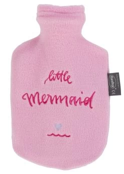 Fashy - Wärmflasche Flauschbezug 0.8l Rosa "little Mermaid"