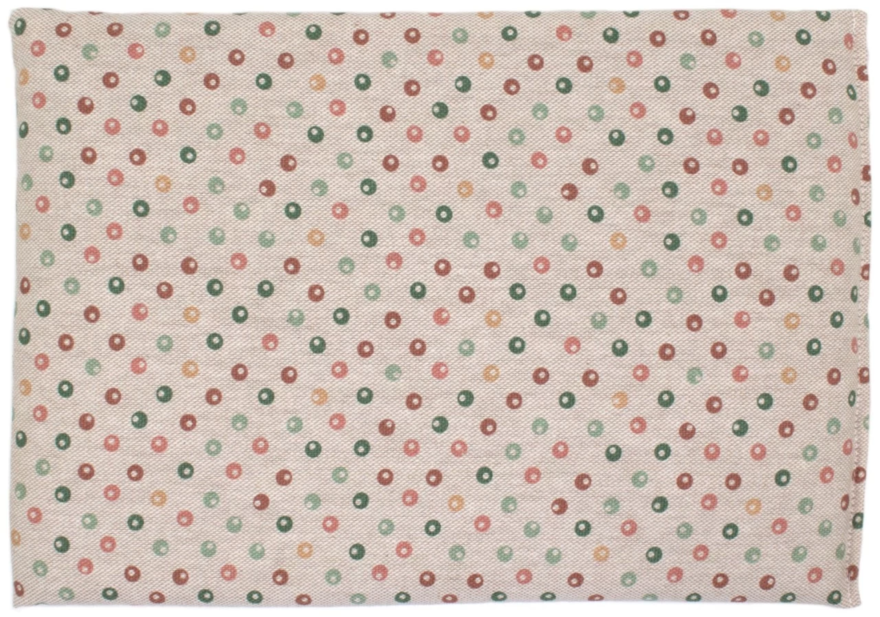 Körnerkissen 30x20cm, Bio-Stoff "Punkte"