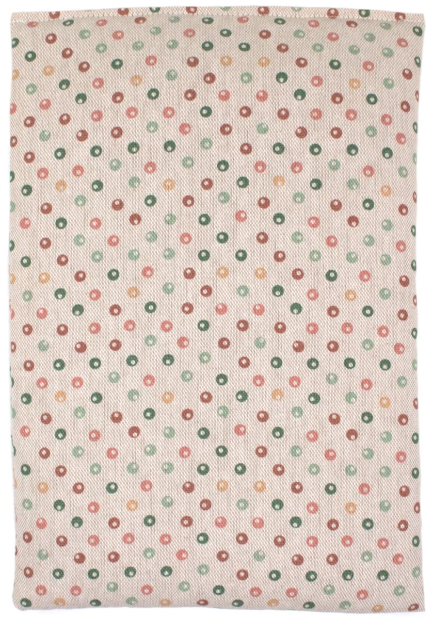 Körnerkissen 30x20cm, Bio-Stoff "Punkte" – Bild 11