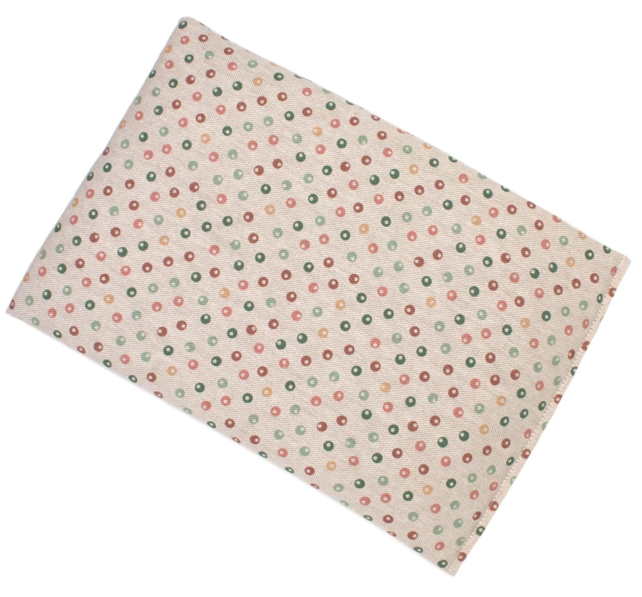 Körnerkissen 30x20cm, Bio-Stoff "Punkte" – Bild 2