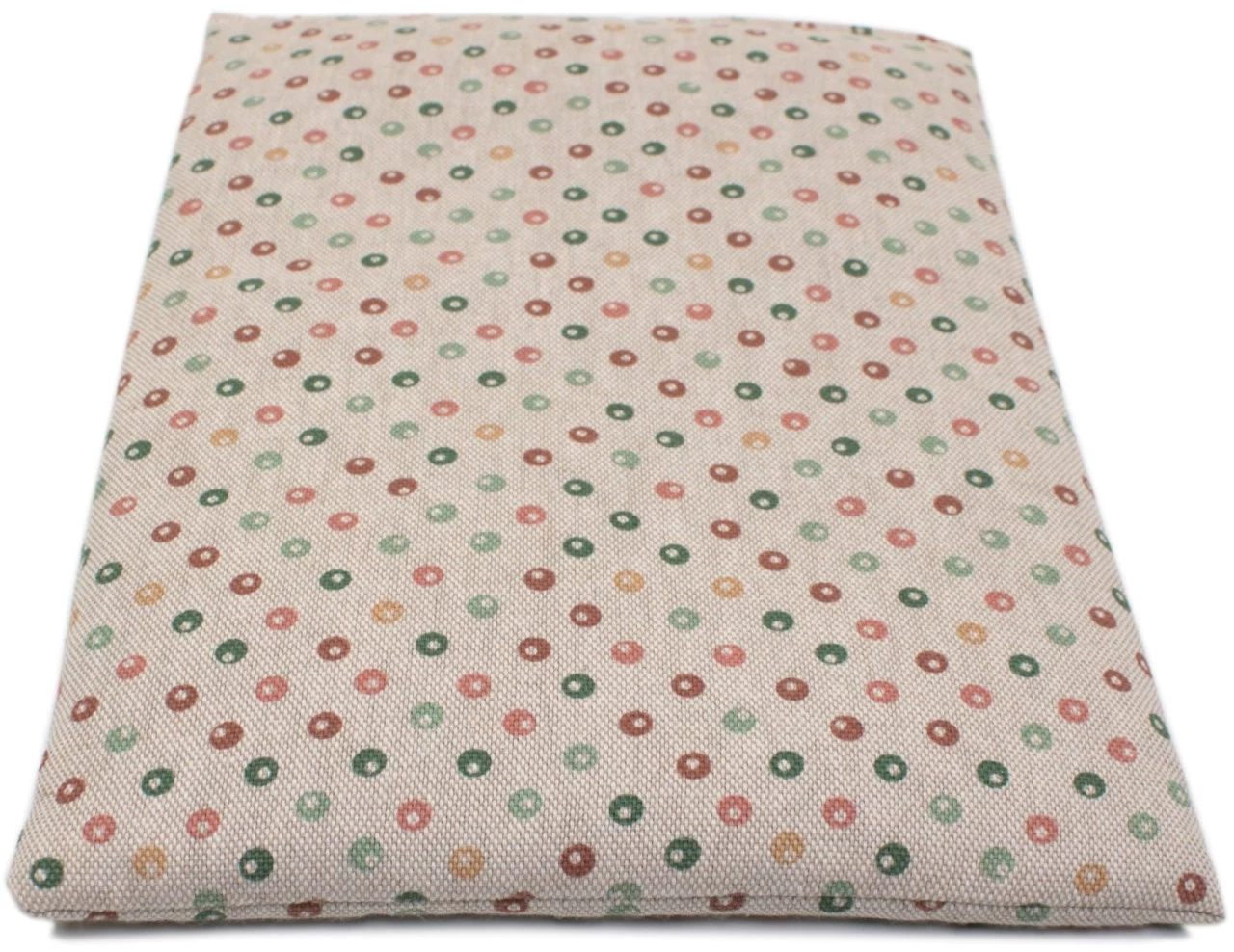 Körnerkissen 30x20cm, Bio-Stoff "Punkte" – Bild 4