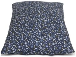 Salbeikissen 30x20 Inlett + Bio-Bezug Blümchen-blau