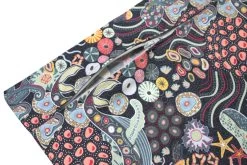 Kissenbezug Bio-Baumwolle " "Unter Wasser" - 30x20cm, Mit Reißverschluss