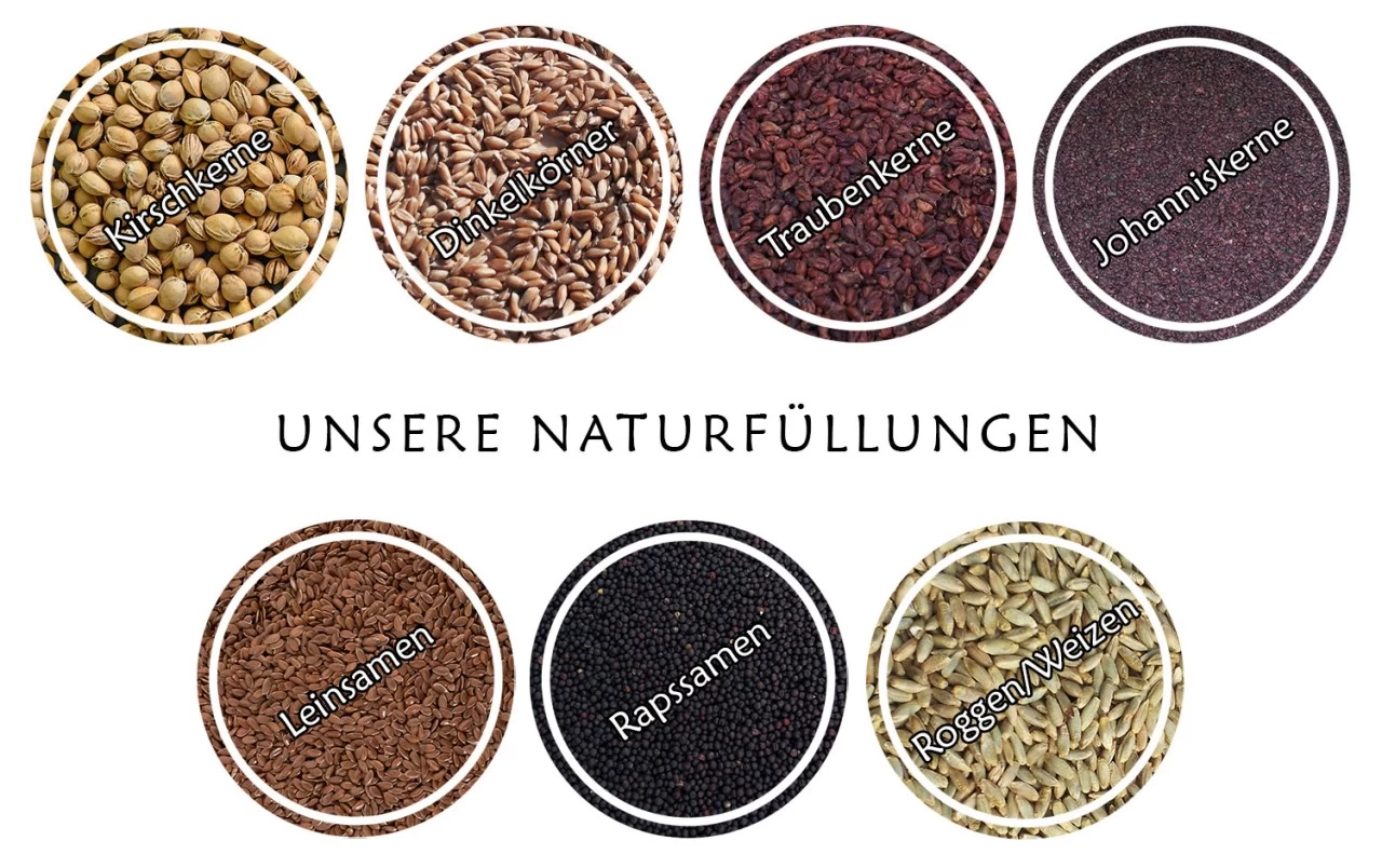 Schulter & Nackenkissen Mit Kragen, Bio-Stoff Enzianblau – Bild 4
