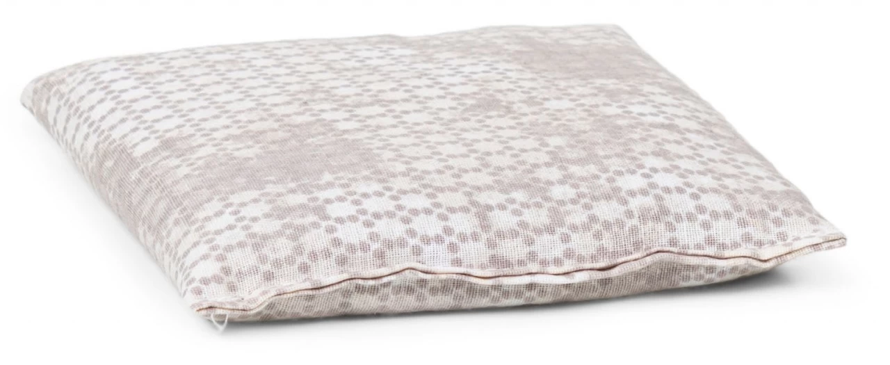 Körnerkissen 12x12cm, Shabby-chic Grau-beige – Bild 6