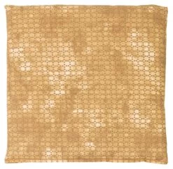 Körnerkissen 19x19cm, Batik-gold