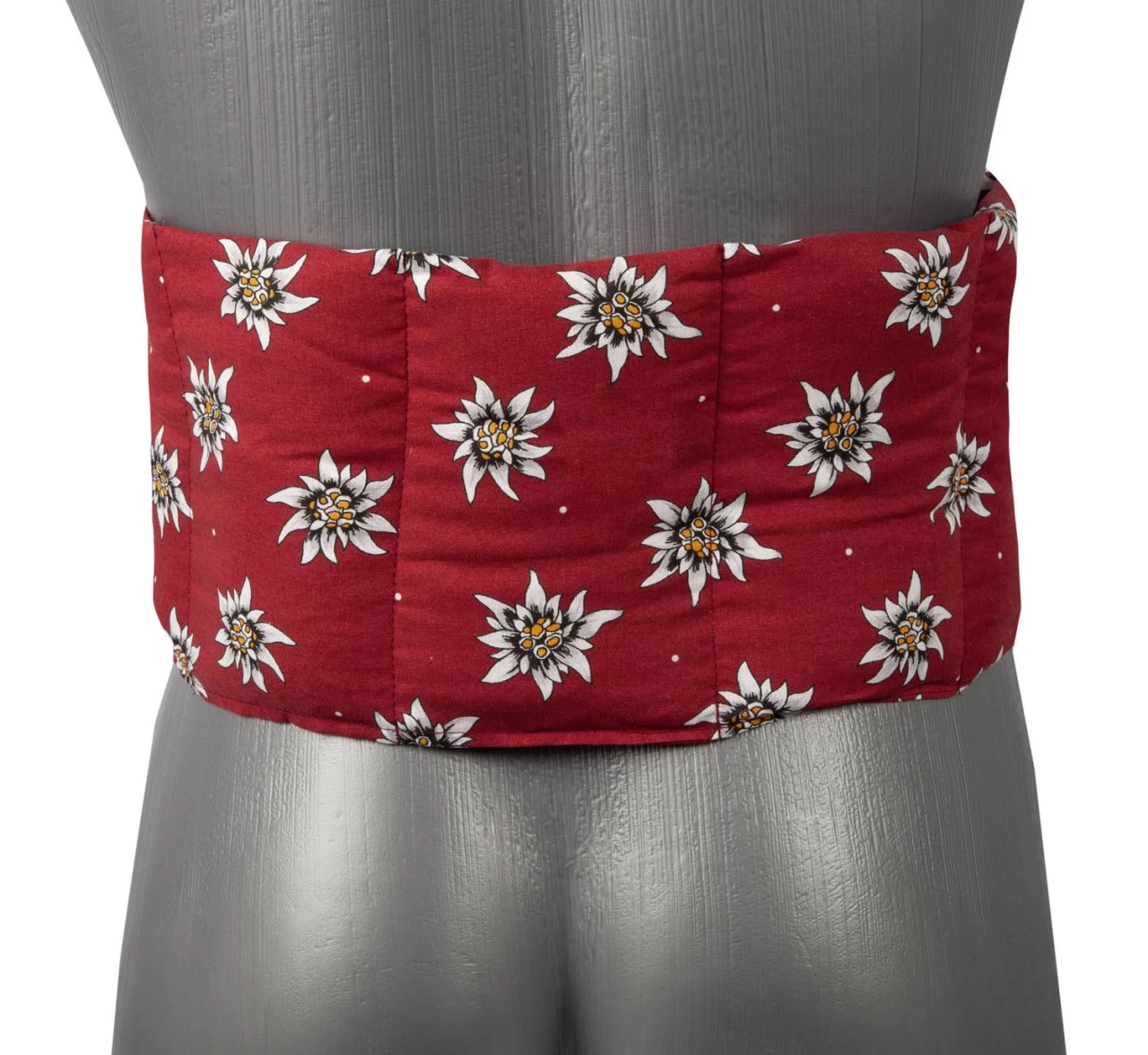 7-Kammer Wärmekissen, 65x15cm, Blume Edelweiß