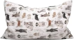 Bio-Lavendelkissen 30x20cm Bio-Inlett + Bio-Bezug Liebe Hunde