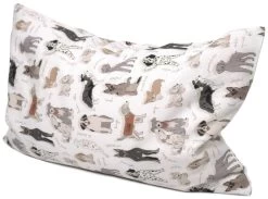 Thymiankissen 30x20 Inlett + Bio-Bezug Liebe Hunde