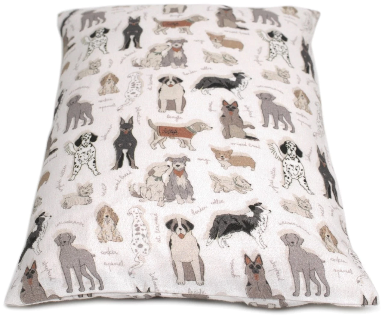 Bio-Lavendelkissen 30x20cm Bio-Inlett + Bio-Bezug Liebe Hunde – Bild 7