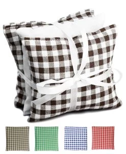 Geschenkset 12x12 + Aufhänger - Zirbenkissen 3er-Set