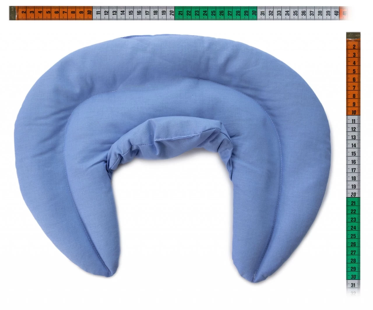 Nackenhörnchen Mit Stehkragen, Hellblau – Bild 5