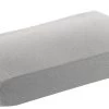 THERALINE Kopfkissen 50x32 + Bezug Grau Meliert - Leicht Keilförmig