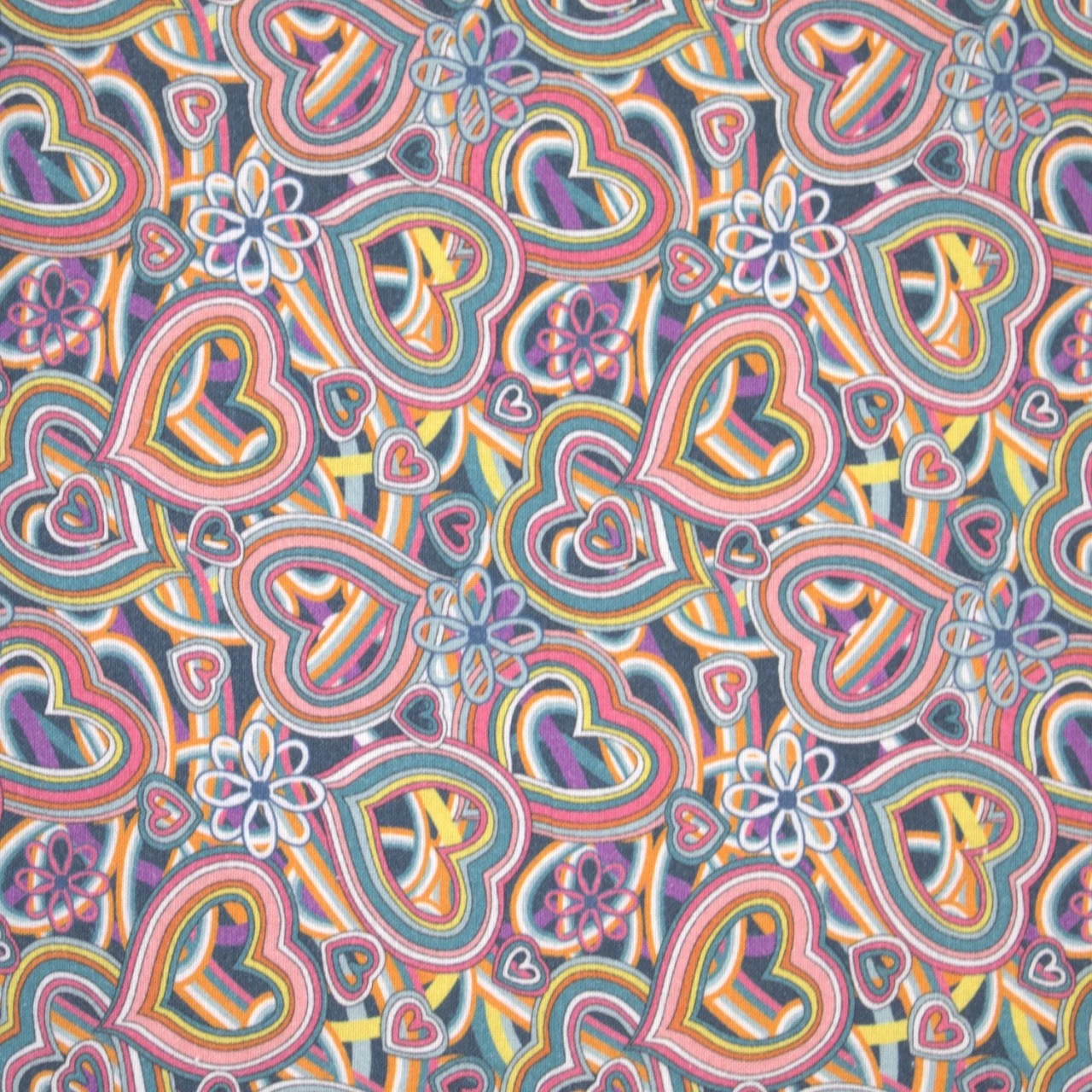 Heublumenkissen 30x20 Inlett + Bio-Bezug Psychedelic Heart – Bild 4