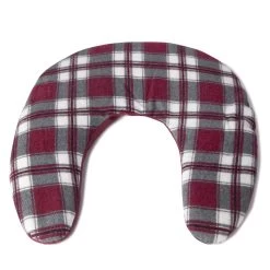 Nackenhörnchen 30x33, Flanell Karo-rot