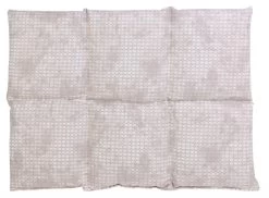 Körnerkissen 6-Kammer 40x30cm, Shabby-chic Grau-beige