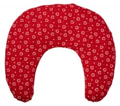 Nackenhörnchen 30x33, Herzen-rot