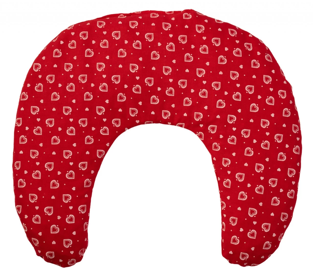 Nackenhörnchen 30x33, Herzen-rot