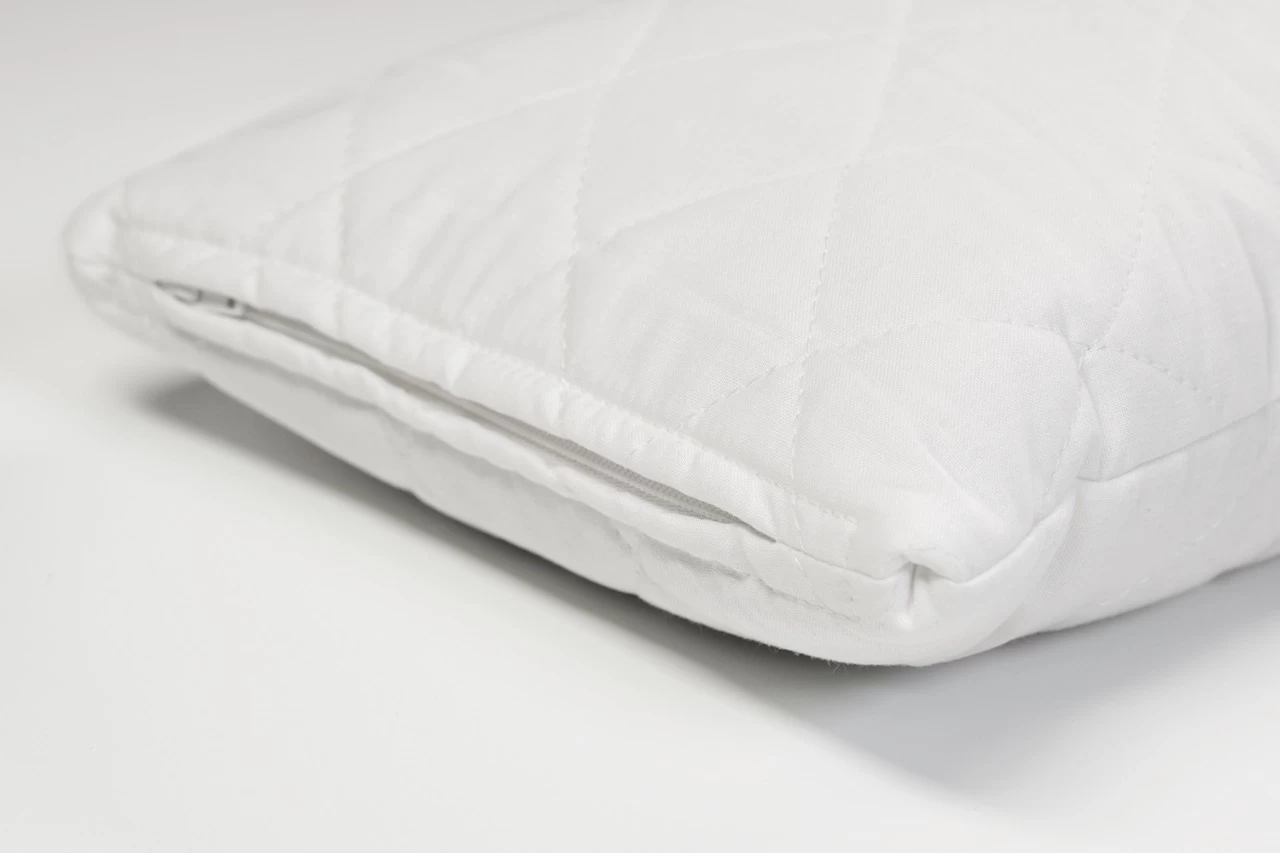 Bio-Dinkelspelzkissen 20x40cm Mit RV Steppware Weiß – Bild 9