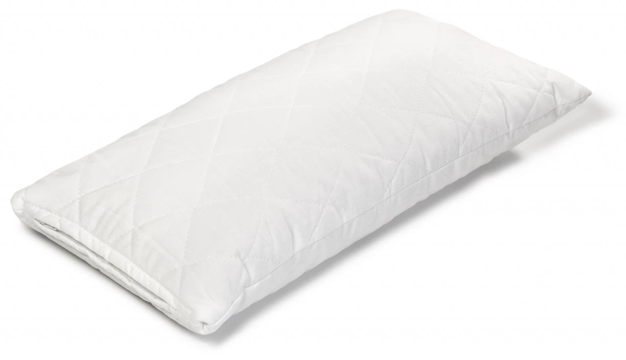 Bio-Dinkelspelzkissen 20x40cm Mit RV Steppware Weiß – Bild 8