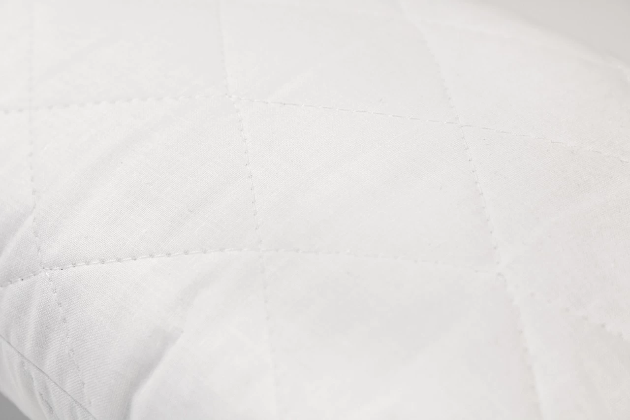 Bio-Dinkelspelzkissen 20x40cm Mit RV Steppware Weiß – Bild 7