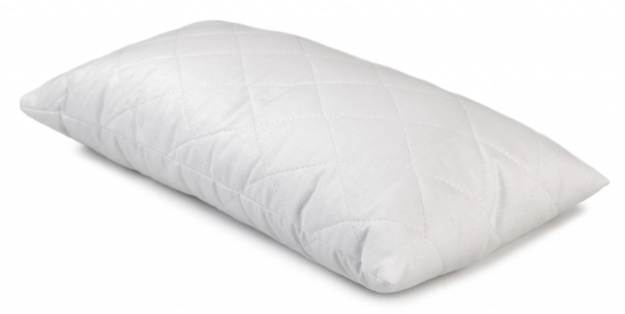 Bio-Dinkelspelzkissen 20x40cm Mit RV Steppware Weiß – Bild 3