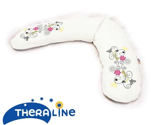 THERALINE Stillkissenbezug 190x40 -30- Art Deco Egret – Bild 2