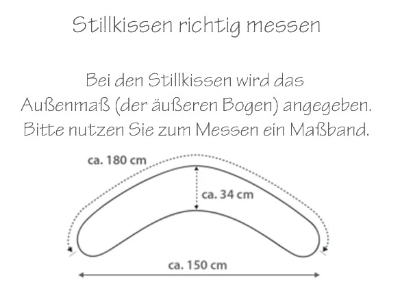 THERALINE Stillkissenbezug Für 180x34cm (133) Elefantenherde – Bild 4