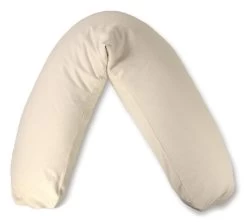 Stillkissenbezug Für 190x39cm Bio-Stoff Flanell Natur