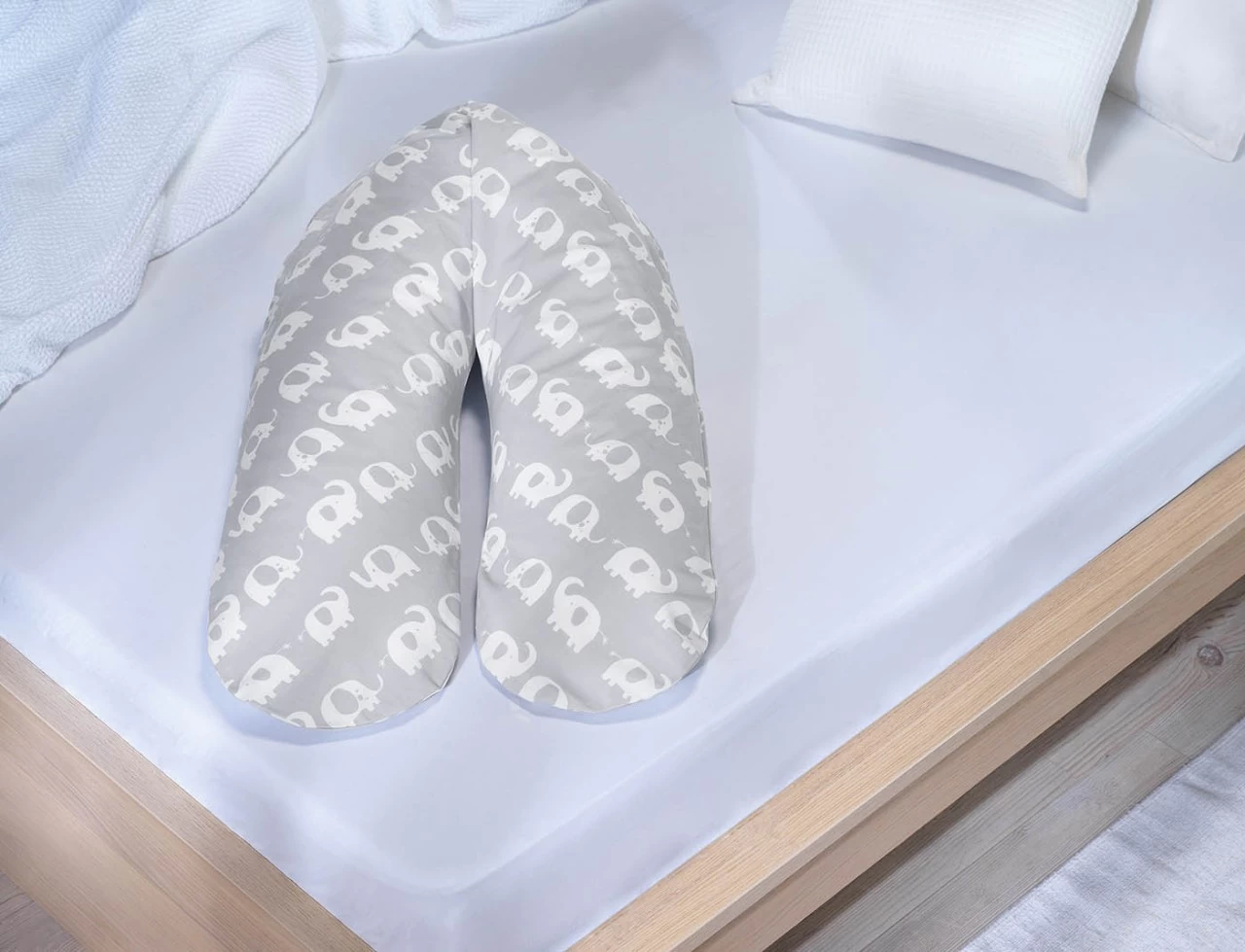 THERALINE Stillkissenbezug Für 180x34cm (133) Elefantenherde – Bild 3